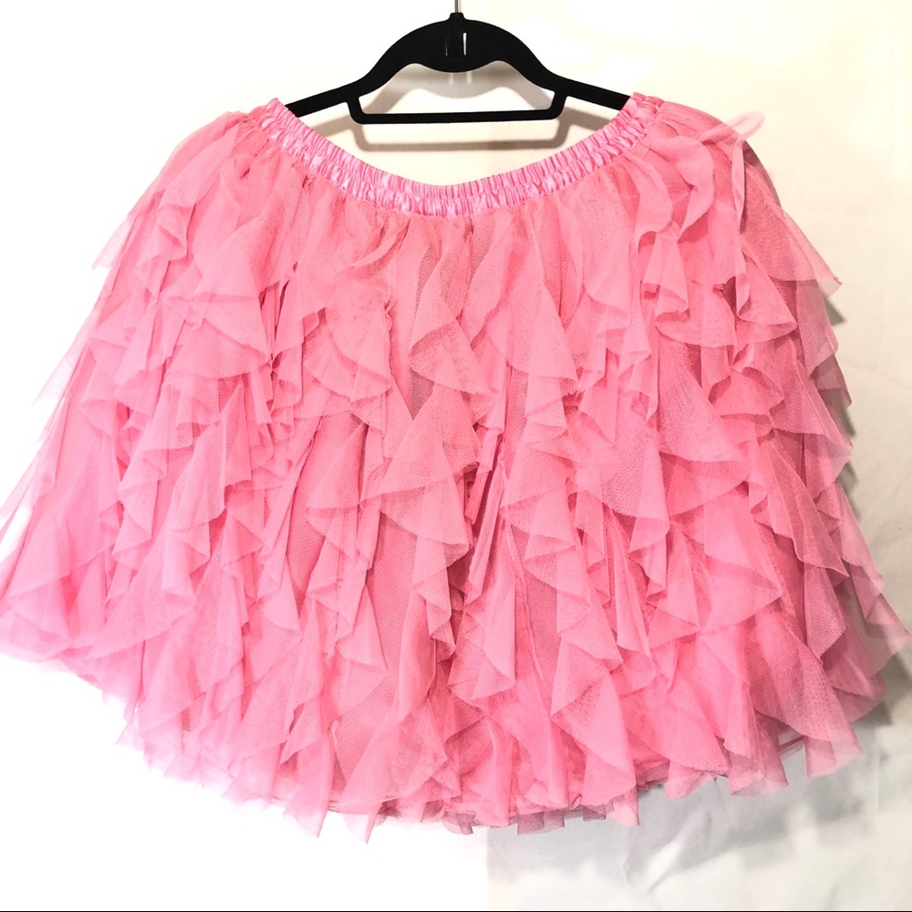 🆕 Gymboree Girls Size 12 Pink Ruffle Tutu Skirt